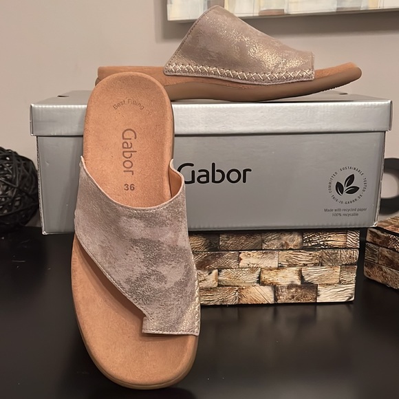 NWT Gabor Lanzarote Womens Toe Post Sandals - Size 6 - Picture 13 of 13